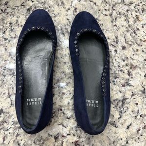 Stuart Weitzman Velvet ballet flats